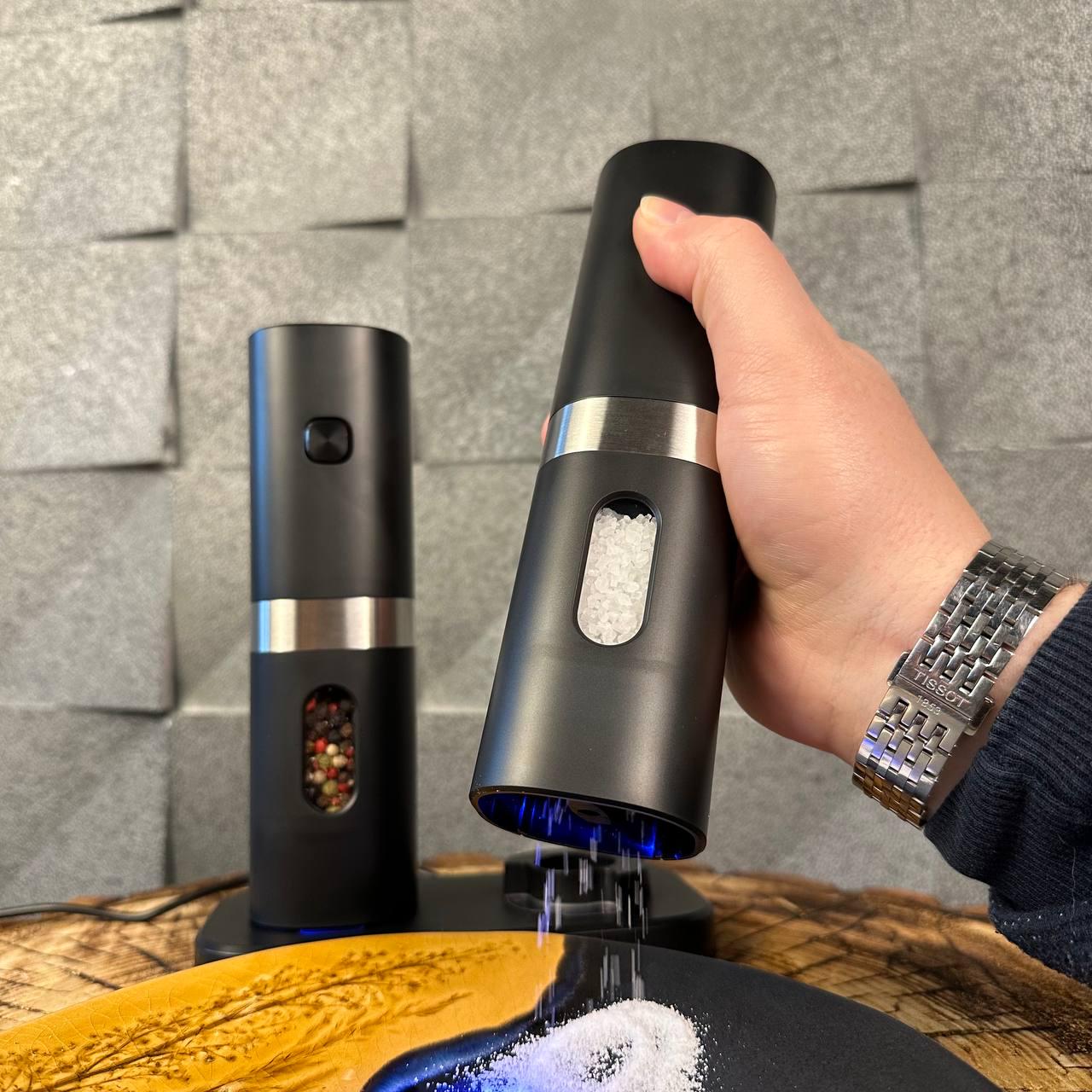 Млин для перцю та солі електричний акумуляторний - фото 2 Млин для перцю та солі електричний акумуляторний - фото 2