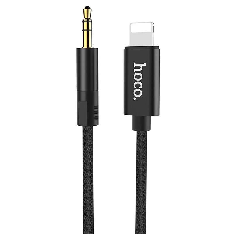 Кабель Hoco Audio Lightning на 3,5 мм UPA13 1 м Black (0121887f)