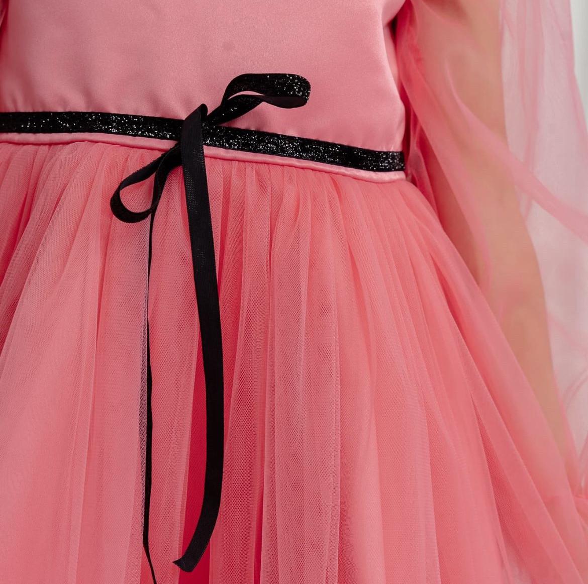 Платье праздничное для девочки 116 см Коралловый (2363319946) - фото 5 Платье праздничное для девочки 116 см Коралловый (2363319946) - фото 5