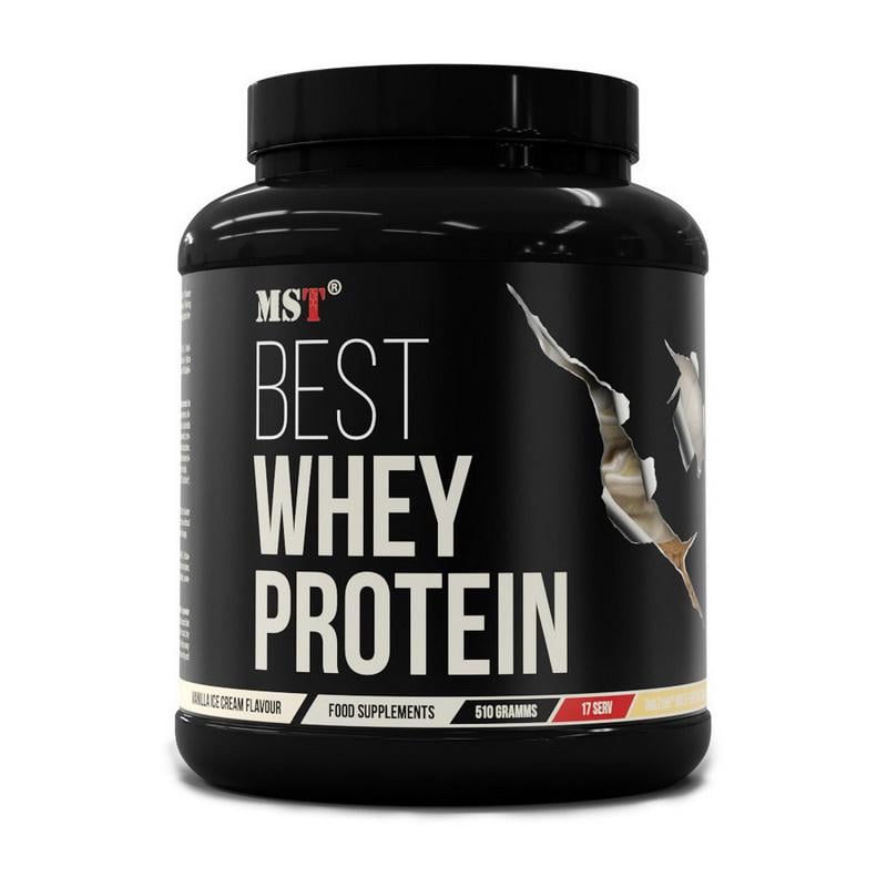Протеин MST Best Whey Protein + Enzyme 510 г Ванильное мороженое