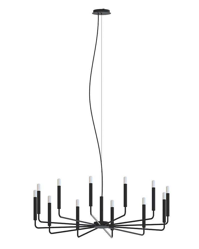 Люстра Nowodvorski 11464 Orto XII B E14 12x10 Вт IP20 Черный (36318120)