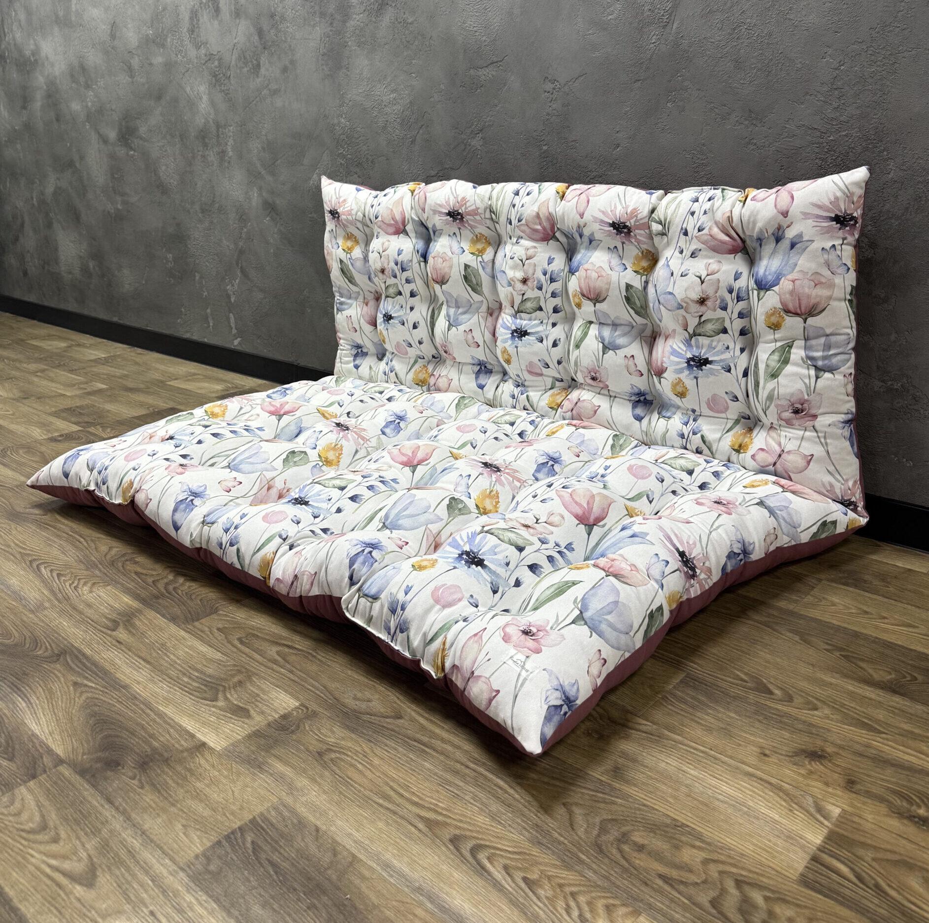 Подушка Comfort Home Bells Панама на поддоны/качели/каркасы/садовая мебель 150х50х50 см