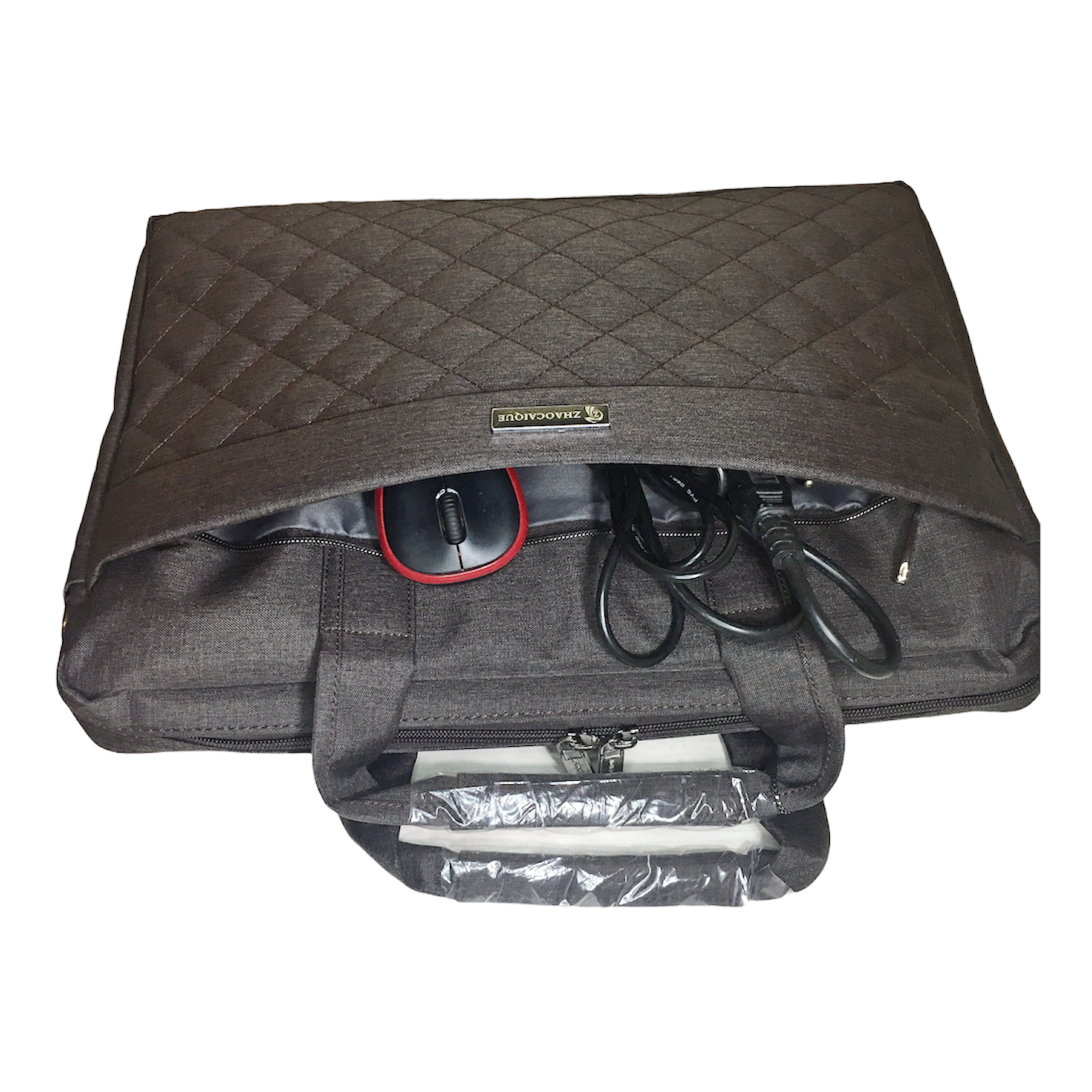 Сумка для ноутбука 15,6" або документів Коричневий (IBN019K) - фото 3 Сумка для ноутбука 15,6" або документів Коричневий (IBN019K) - фото 3