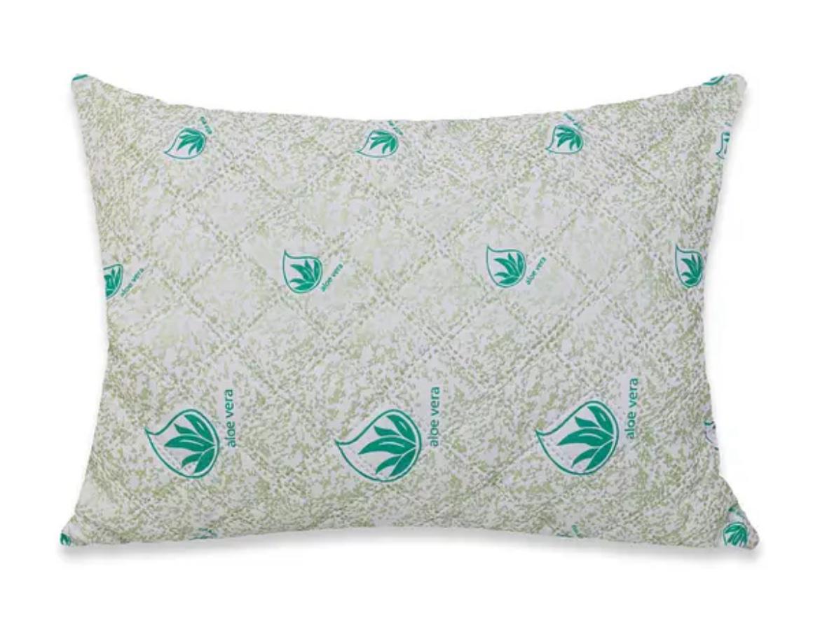 Подушка Стьобана з наповнювачем холофайбер та зйомним чохлом 70х70 см Бежевий