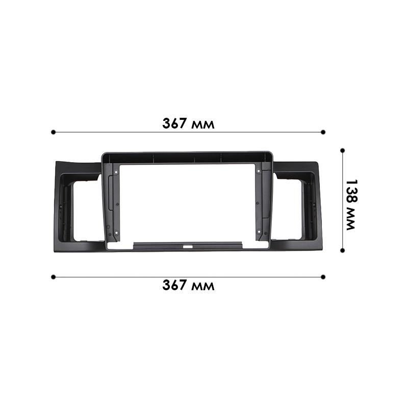 Переходная рамка 9" Lesko для Geely Vision 2007-2011 / FC 2007-2011 / SL 2011-2015 (7086) - фото 4