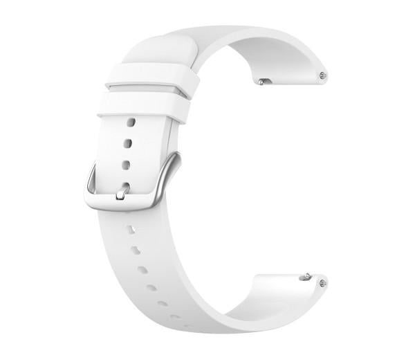 Ремешок Silicone для смарт-часов Amazfit Cheetah/Cheetah Pro/Amazfit Cheetah Pro Run/Amazfit Cheetah Round 22 мм Белый