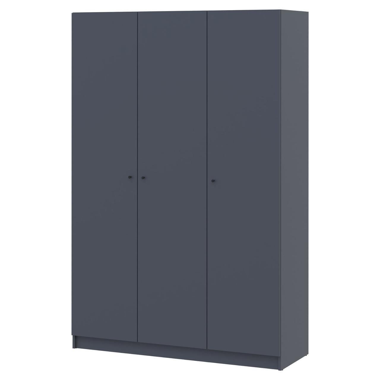 Шкаф распашный для одежды Doros Промо 135х48х204 см Графит (DRS-011206)