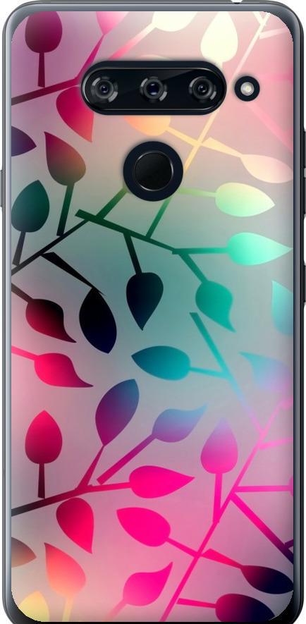 Чехол на LG V40 ThinQ Листья (2235u-1577-42517) Чехол на LG V40 ThinQ Листья (2235u-1577-42517)