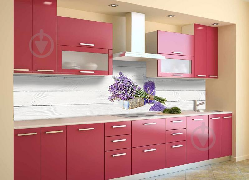 Скинали на кухню Zatarga «Лавандовая соль» 600х2500 мм виниловая 3Д наклейка кухонный фартук самоклеящаяся Z180601 Скинали на кухню Zatarga «Лавандовая соль» 600х2500 мм виниловая 3Д наклейка кухонный фартук самоклеящаяся Z180601