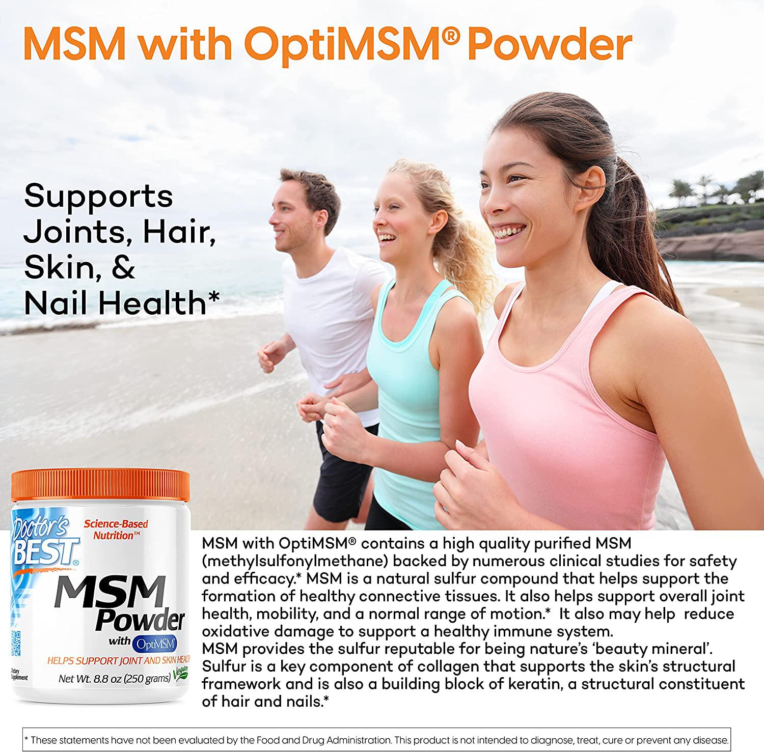 Метилсульфонілметан MSM Powder 250 g - фото 3