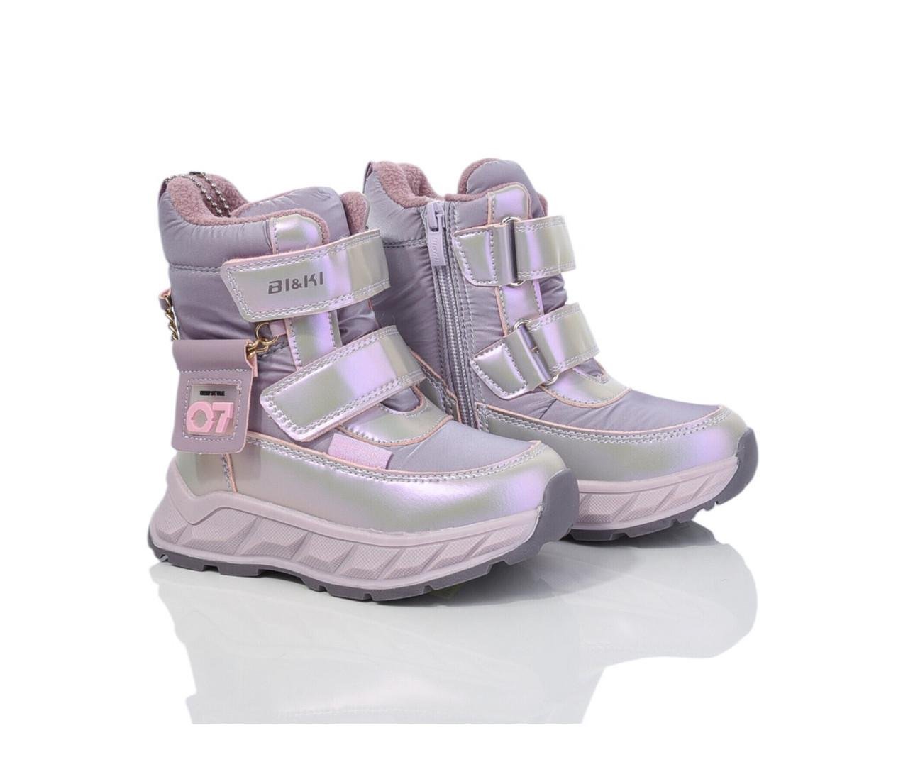 Ботинки зимние для девочек Bi&Ki M0184B/29 29 см Фиолетовый