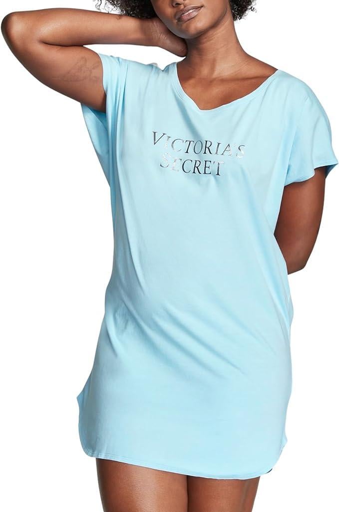 Ночная сорочка Victoria's Secret Lightweight Cotton M/L Голубой (2033379363) Ночная сорочка Victoria's Secret Lightweight Cotton M/L Голубой (2033379363)