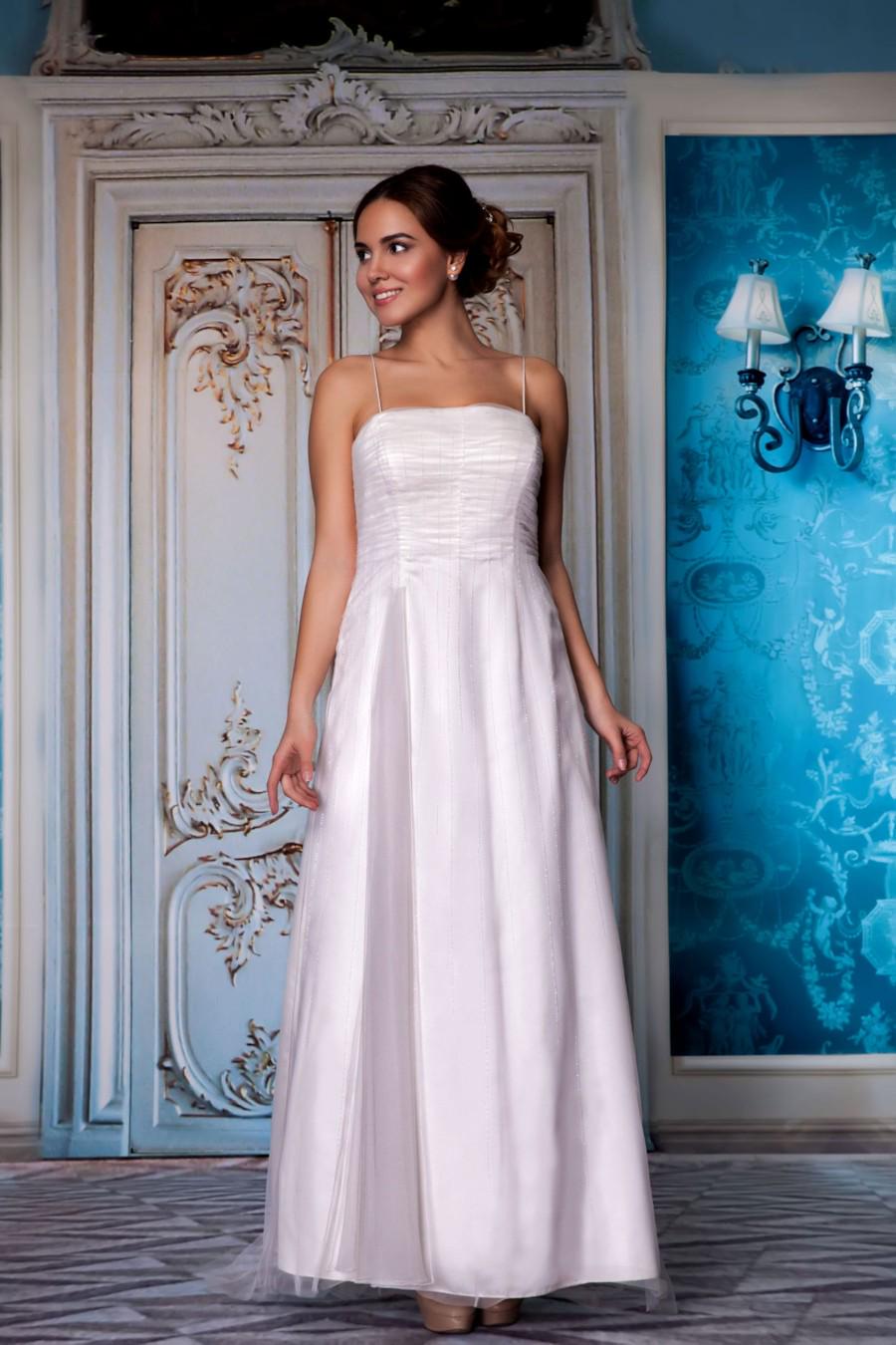 Платье свадебное Ginza Collection р. 44/M Шампань (41166)