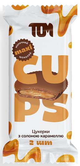 Конфеты ТОМ с соленой карамелью в молочном шоколаде 38 г