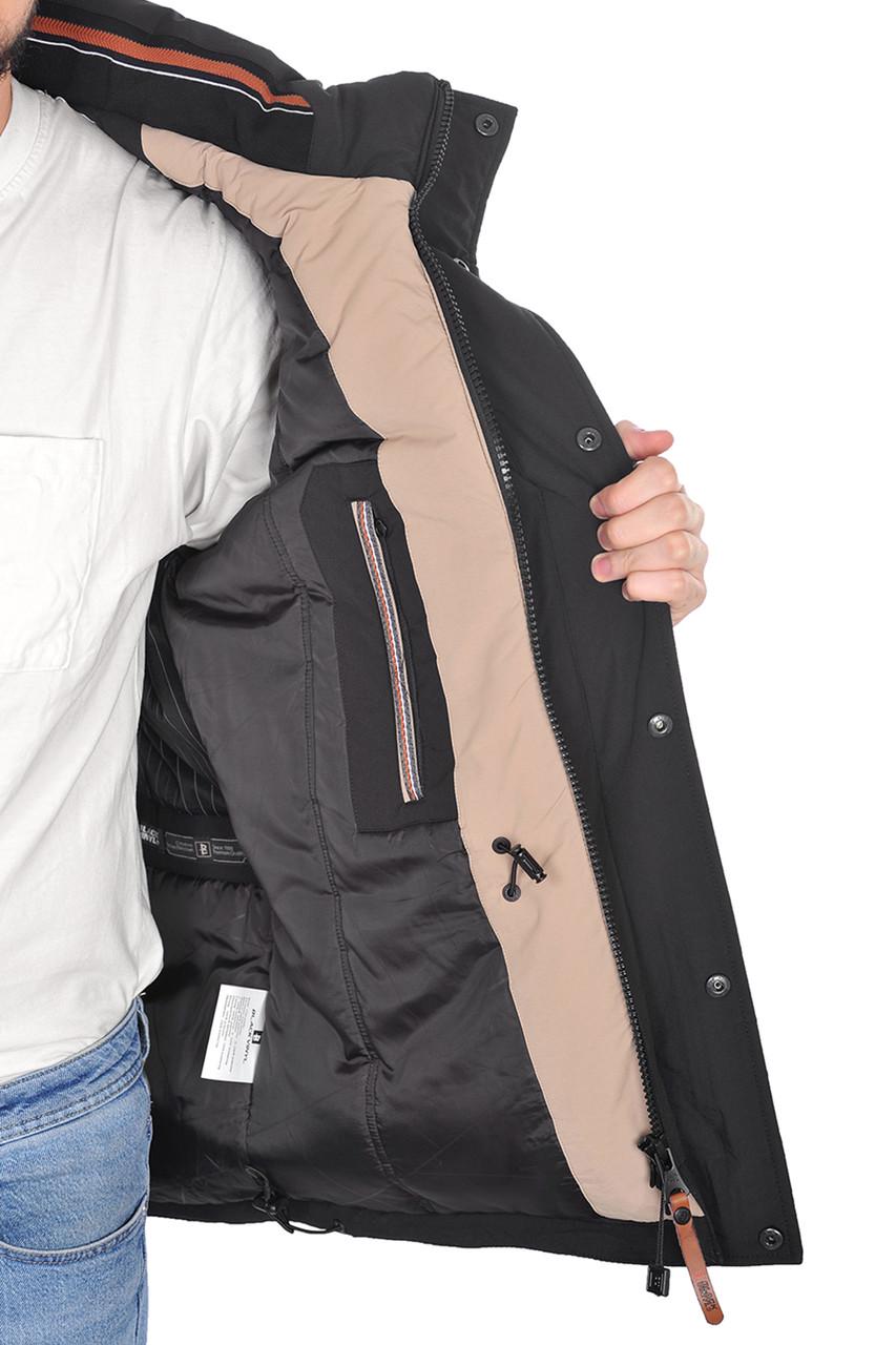 Куртка зимова чоловіча Black Vinyl 24-C24-2569L р. 54 Чорний (24-C24-2569L_43_54) - фото 5