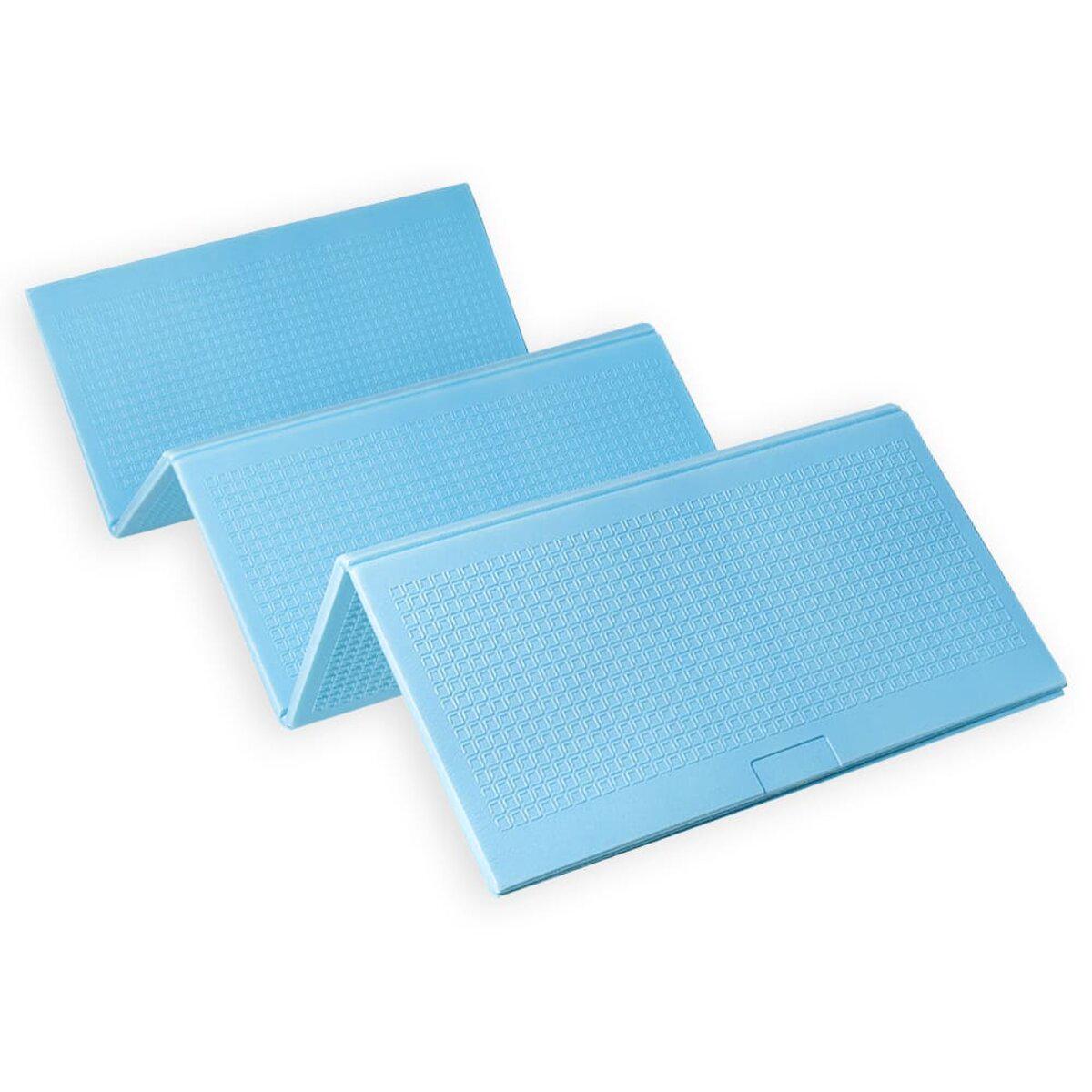 Термоковрик детский складной однотонный 2000х1500х10 мм Голубой (SW-00001190)