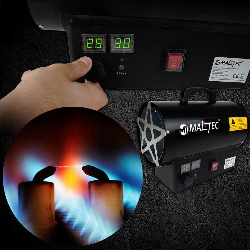 Теплова гармата з термостатом Maltec 25 кВт - фото 5 Теплова гармата з термостатом Maltec 25 кВт - фото 5