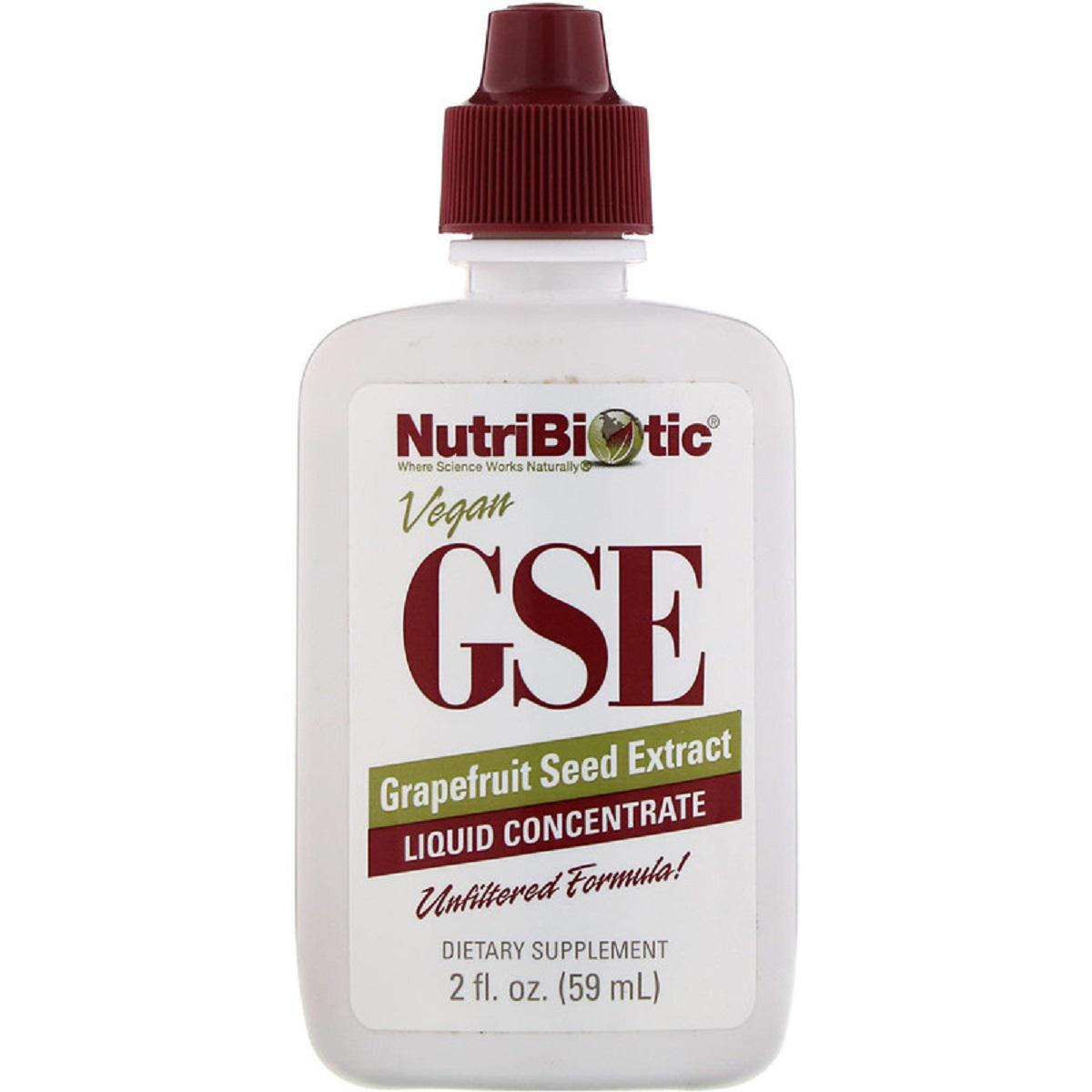 Рідкий концентрат GSE NutriBiotic Grapefruit Seed Extract екстракт насіння грейпфрута 59 мл (NBC01000) Рідкий концентрат GSE NutriBiotic Grapefruit Seed Extract екстракт насіння грейпфрута 59 мл (NBC01000)