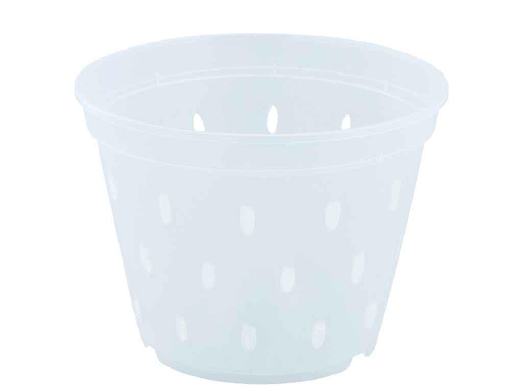 Горшок для цветов Алеана 1,5 л дренажный для орхидей 17,0х12,5 см Прозрачный (861673)