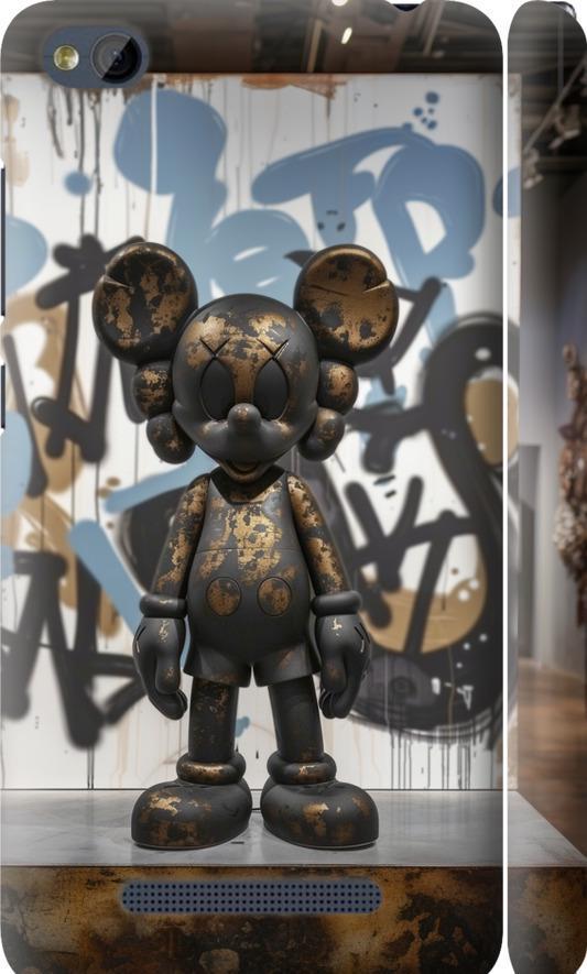 Чехол на Xiaomi RedMi 4A Bronze kaws v2 (6098m-631-42517)
