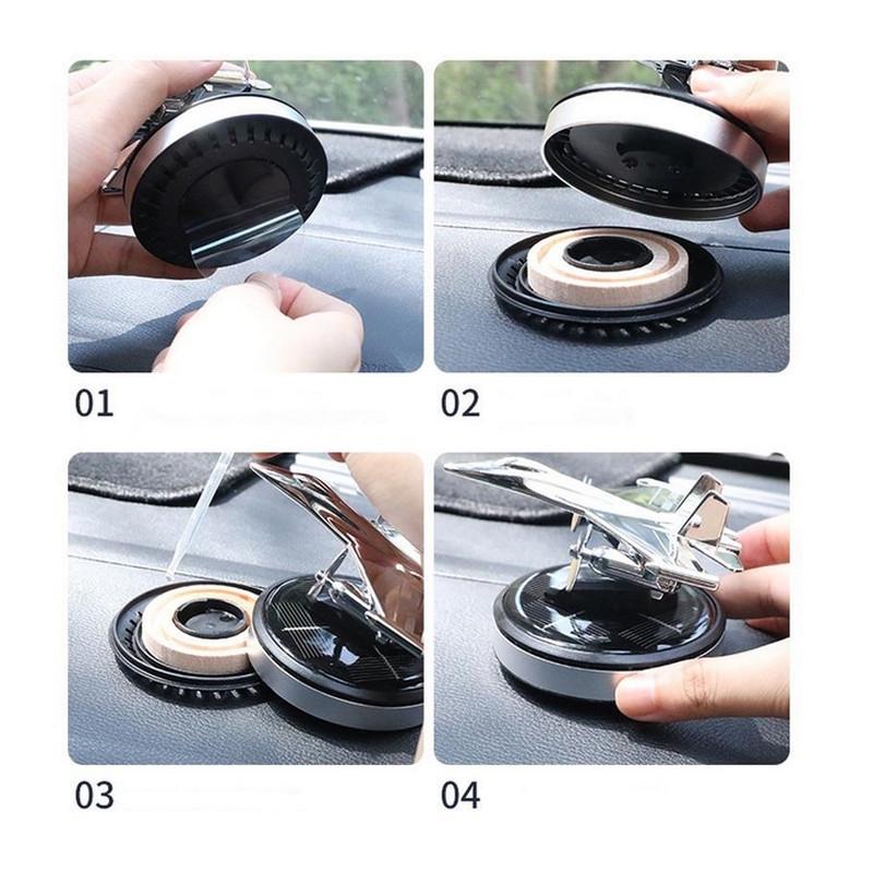 Ароматизатор автомобильный Самолет-истребитель на солнечной батарее Red (4714-Leader) - фото 9 Ароматизатор автомобильный Самолет-истребитель на солнечной батарее Red (4714-Leader) - фото 9