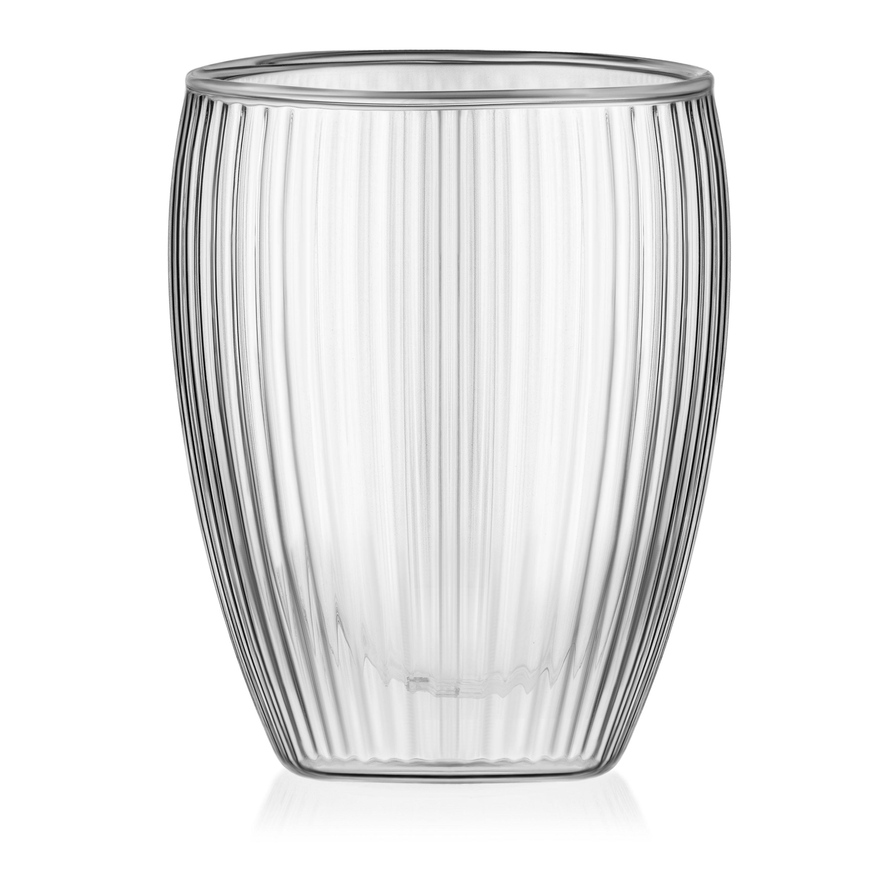 Набор чашек с двойными стенками Ardesto AR2635BN 350 мл 2 шт. Прозрачный (114435ea)