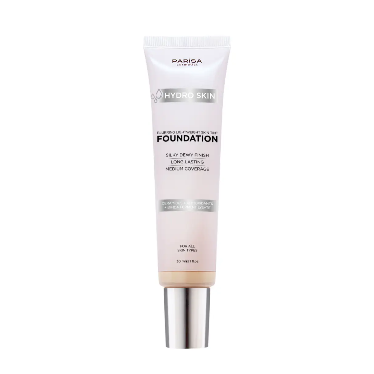 Тональна основа-тинт PARISA COSMETICS Hydro Skin Tint Foundation PHF-06 тон 01 Neutral Porcelain