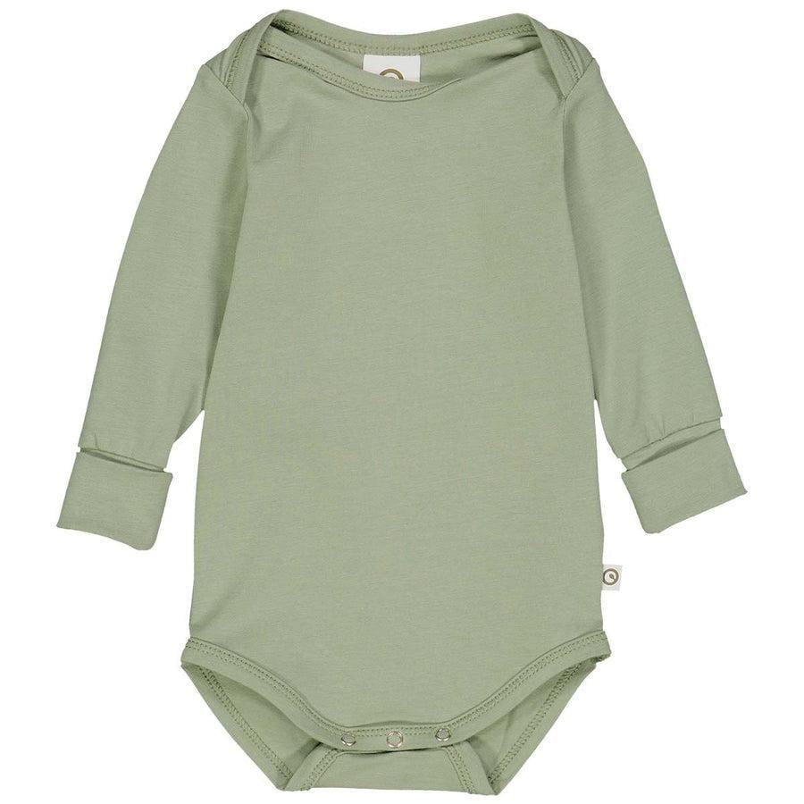 Боді дитяче Green Cotton 86 см Оливковий (25111211)