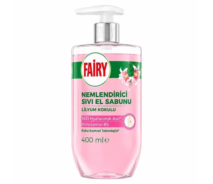 Рідке мило для рук Fairy з ароматом лілії 400 мл Рідке мило для рук Fairy з ароматом лілії 400 мл