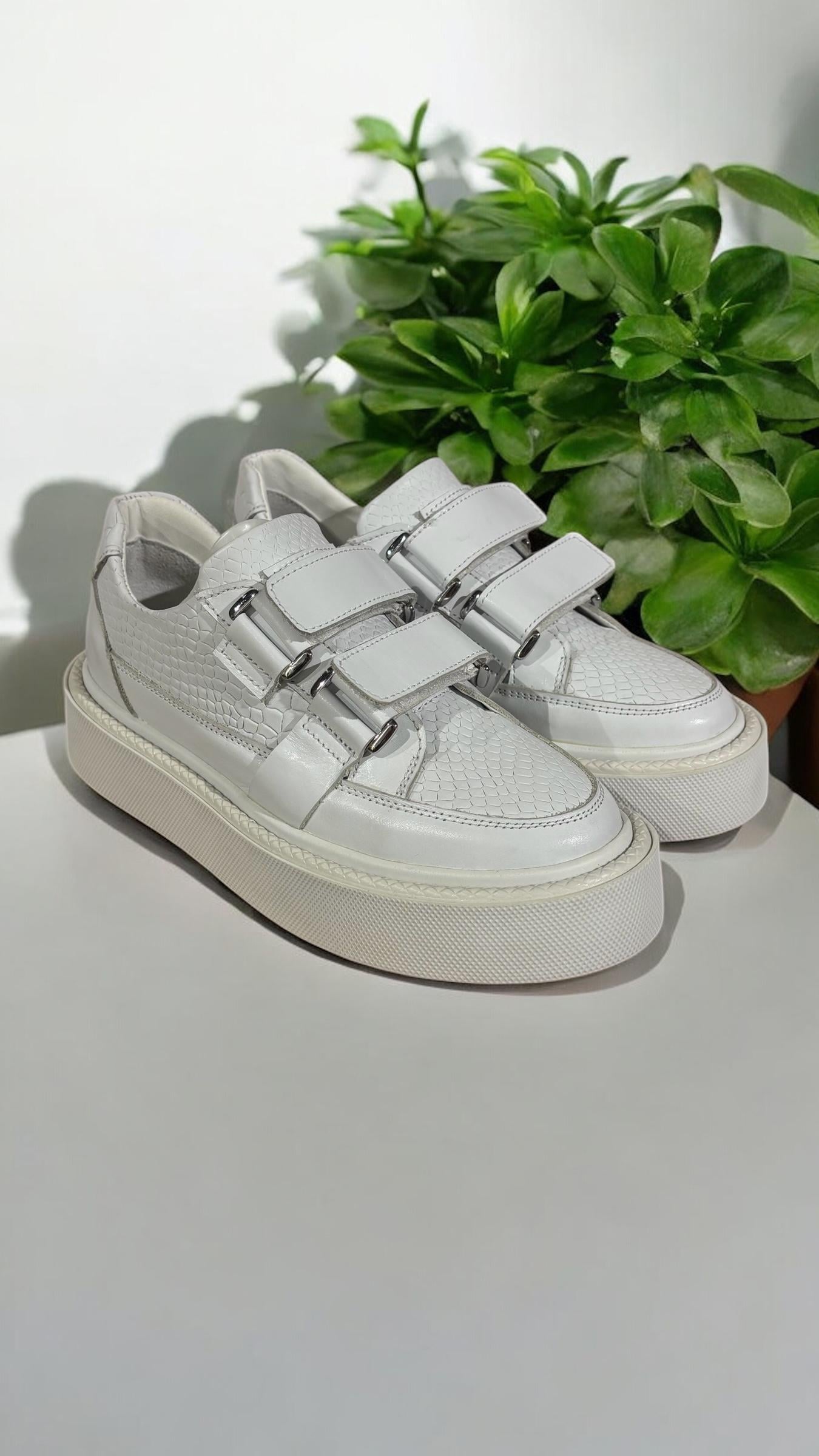 Кроссовки женские MARANDI из натуральной кожи р. 37,5 Белый (Ab-LS-37,5- Белый) Кроссовки женские MARANDI из натуральной кожи р. 37,5 Белый (Ab-LS-37,5- Белый)