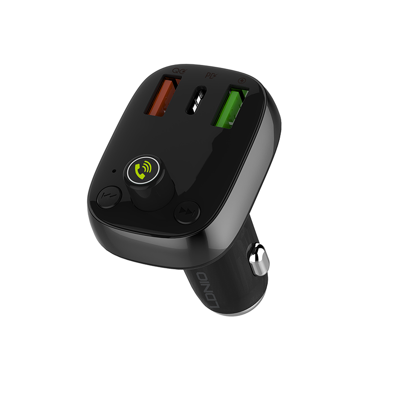 FM-трансмиттер Ldnio C704Q с Bluetooth 2USB/1Type-C PD/QC4.0 36W (532166)