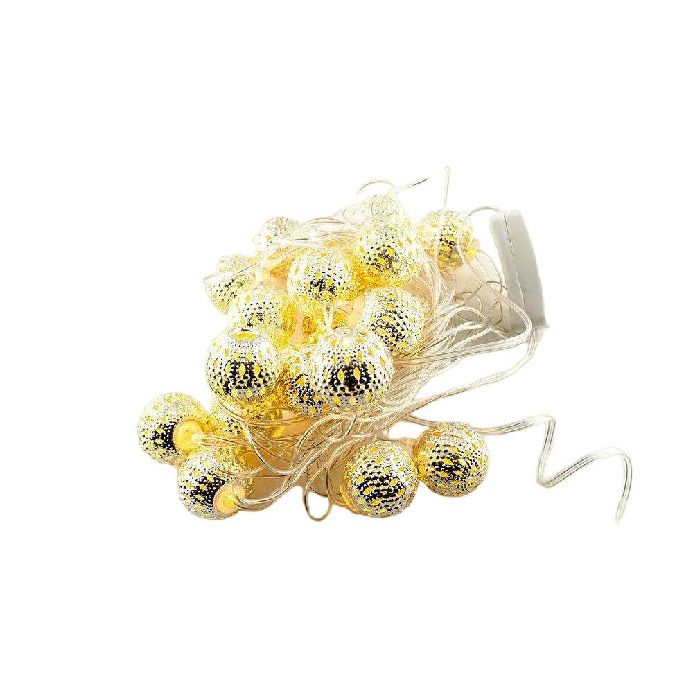 Гирлянда Xmas LED 20 metal Теплый белый (1277441685)