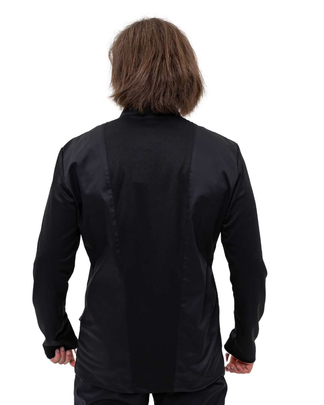 Китель мужской поварской LuxForm на змейке р. 54 Черный (5896) - фото 4