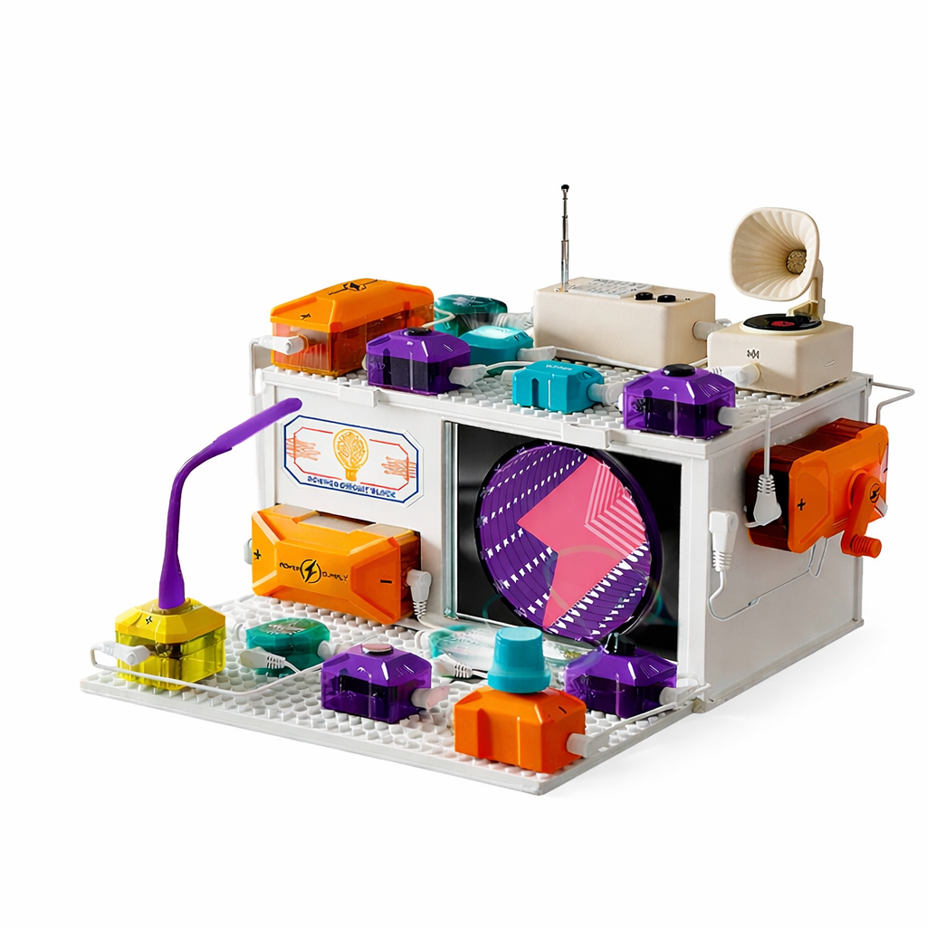 Конструктор электронный D4012 Science Circuit Block 39 дет. 380 экспериментов (2896040716)