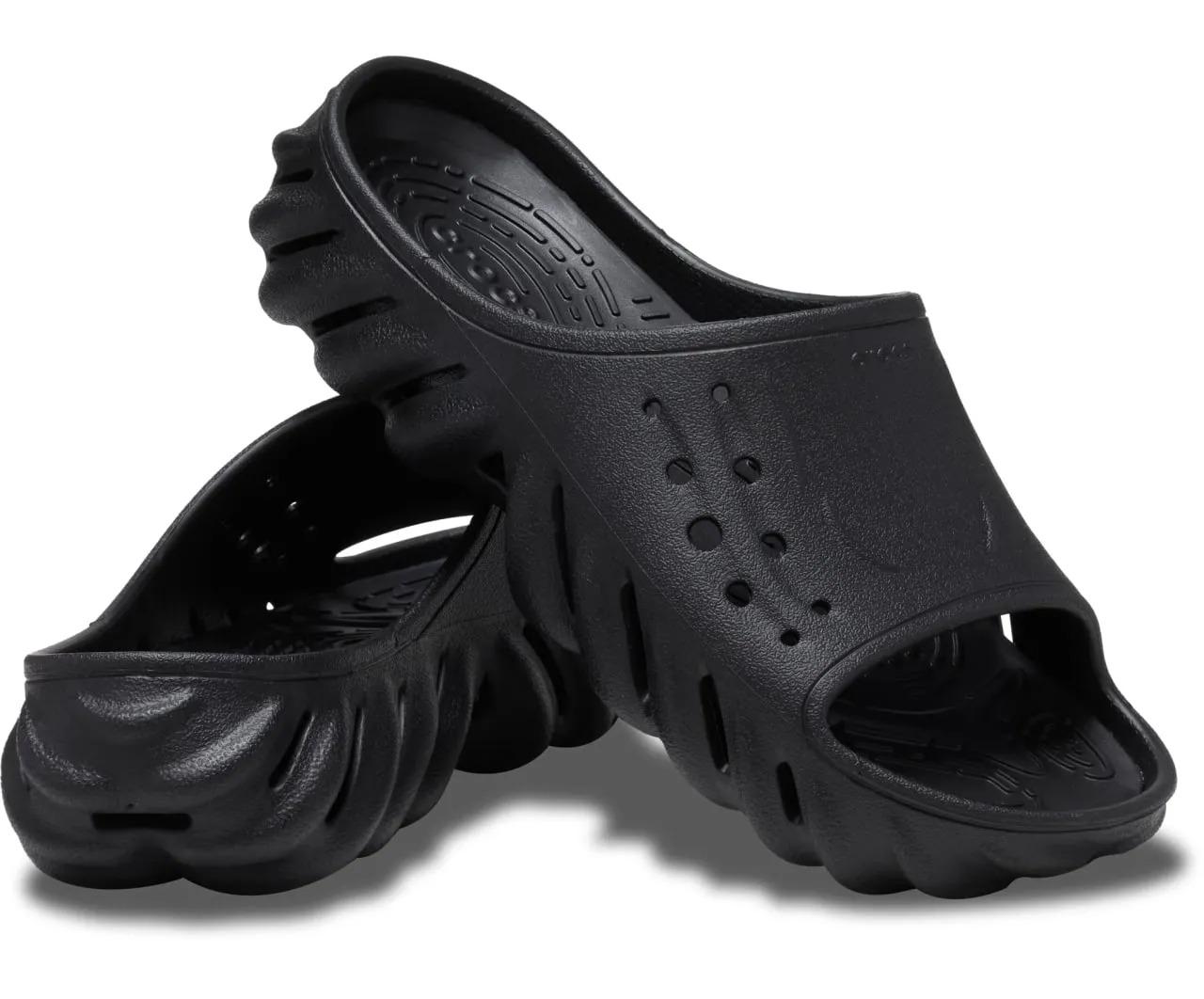 Шльопанці Crocs Echo Slide M7 р. 40/26 см Black (208170) - фото 3