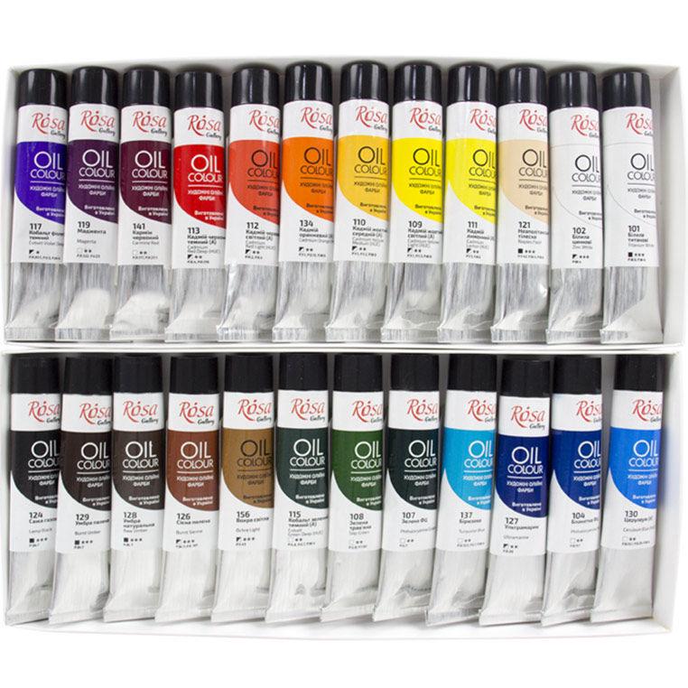 Краски масляные Rosa Gallery 24 цвета (131006) Краски масляные Rosa Gallery 24 цвета (131006)