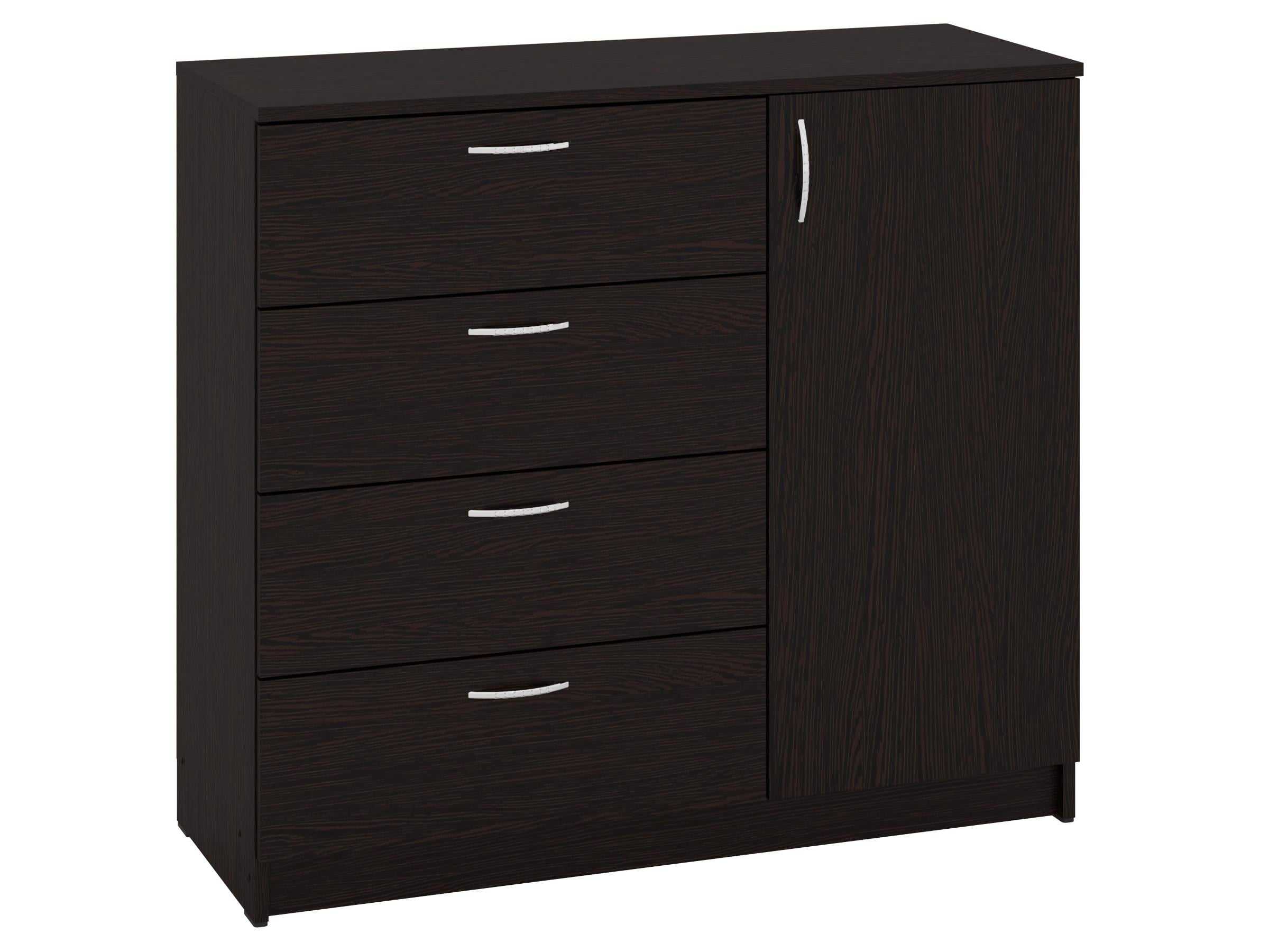 Комод с ящиками PEHOTIN К-4+1 ДСП 100х38х90 см Венге (PN-100571)