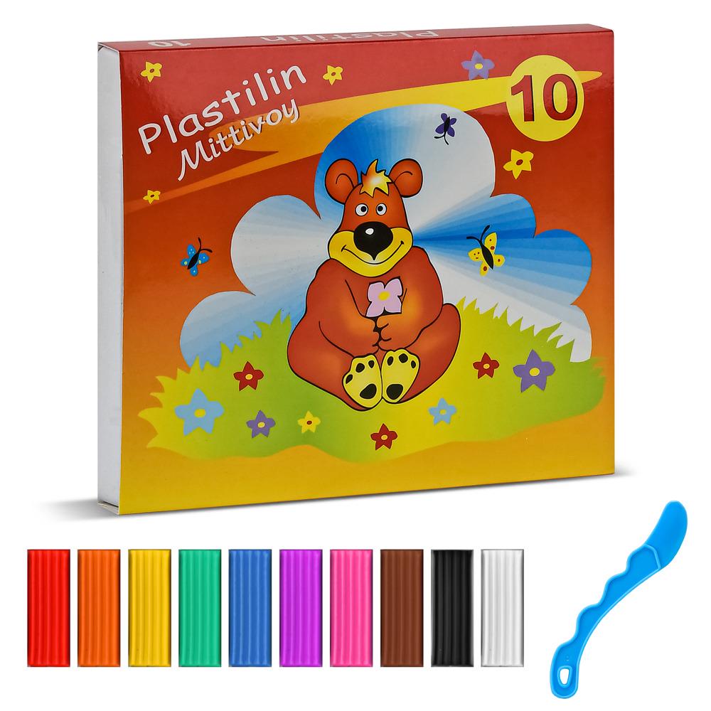 Пластилин WW01282 200 г 10 цветов Пластилин WW01282 200 г 10 цветов