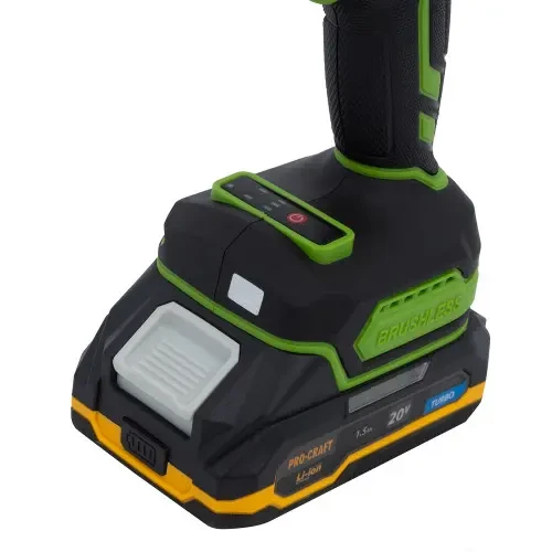 Шуруповерт акумуляторний ProCraft PA18 Pro DFR безщітковий кейс DFR патрон 1 АКБ та ЗП - фото 7