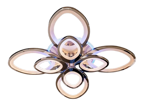 Люстра потолочная с димером LED 8059/4+4HR 3col dim (2437593306)