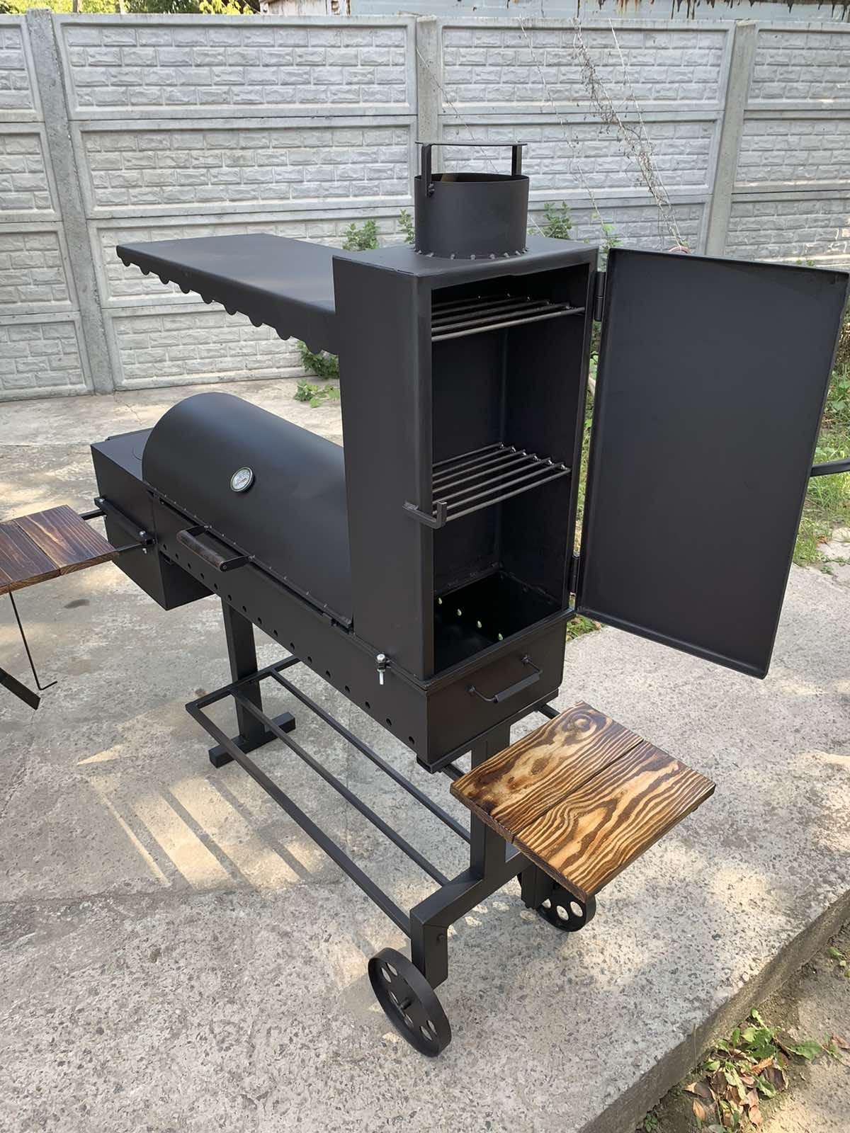 Мангал-барбекю Tiger з коптильнею (22870006) - фото 5 Мангал-барбекю Tiger з коптильнею (22870006) - фото 5