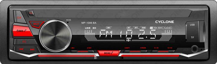 Автомагнитола Cyclone MP-1086R BA (61455)