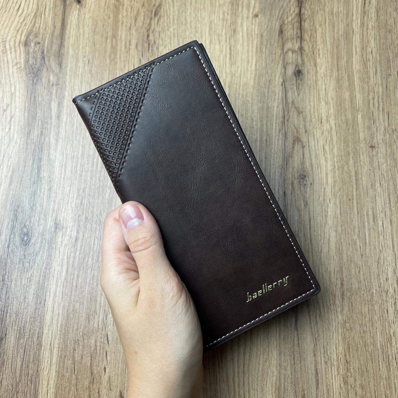 Кошелек Baellerry с монетницей Коричневый (w023-3) - фото 3 Кошелек Baellerry с монетницей Коричневый (w023-3) - фото 3