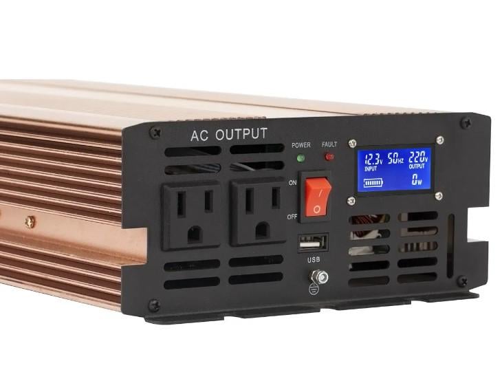 Автомобільний інвертор Uninterruptible Power Source 12-220 В 2000 Вт з чистою синусоїдою (2104618827) - фото 2