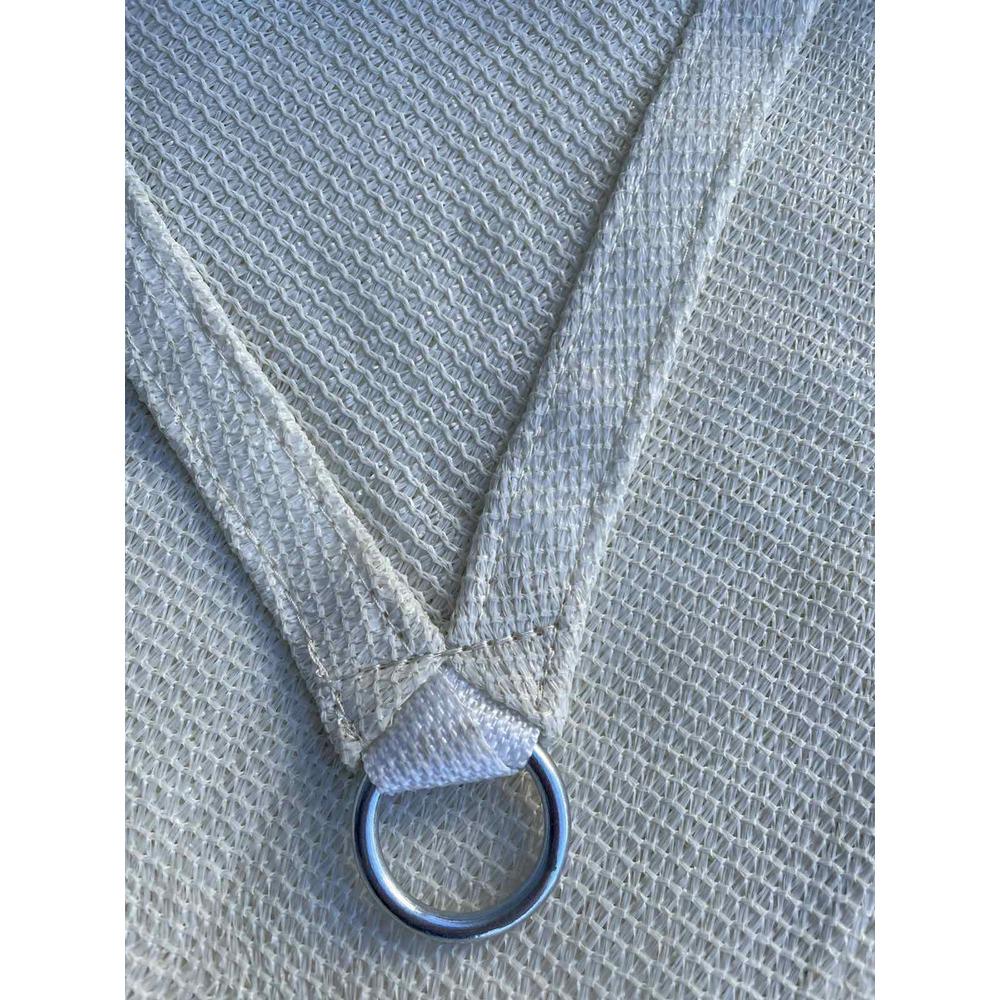 Тент солнцезащитный ShadeRoof 95% 140 г/м2 HDPE 4х4 м Бежевый - фото 2 Тент солнцезащитный ShadeRoof 95% 140 г/м2 HDPE 4х4 м Бежевый - фото 2