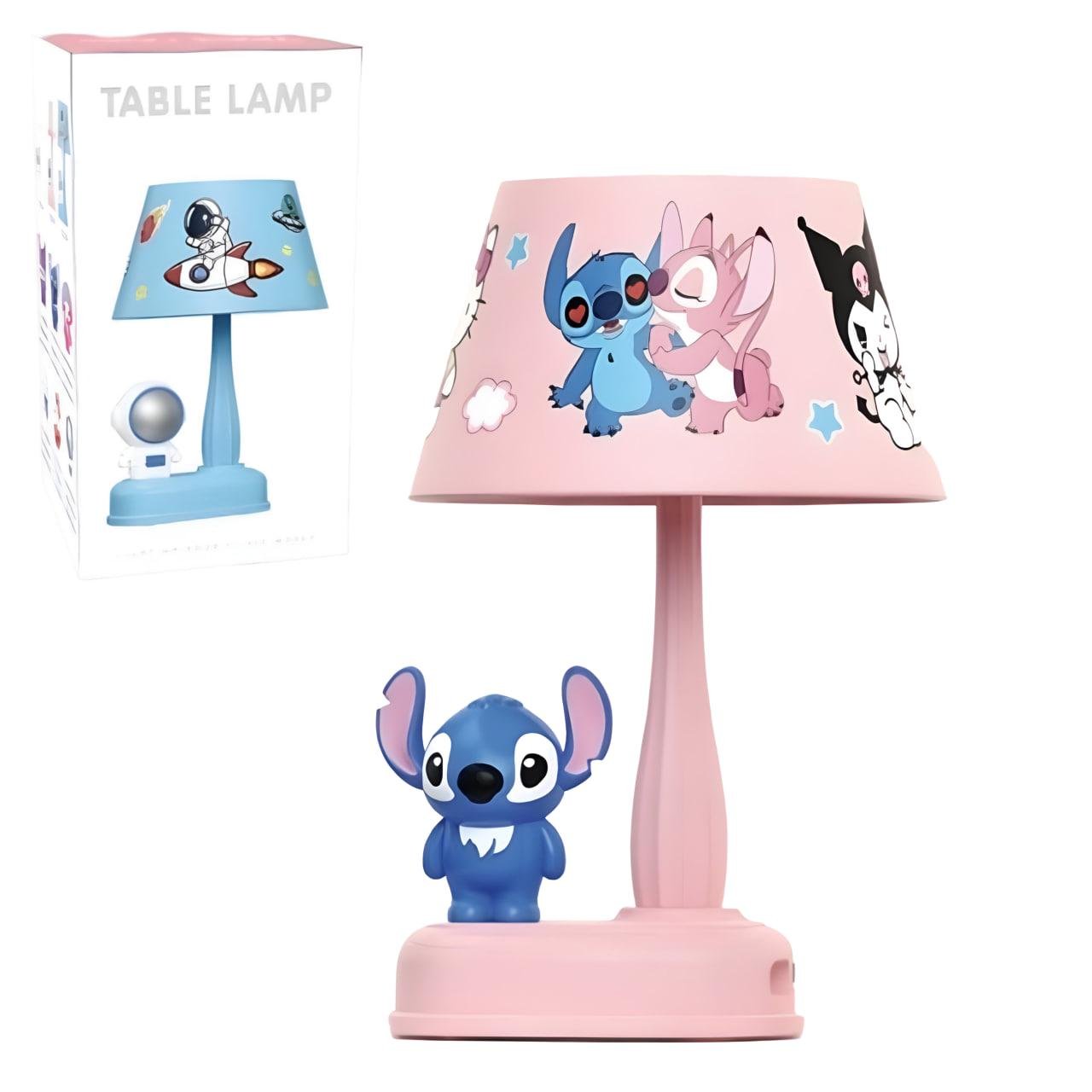 Настільна лампа Стіч Рожевий (343B) - фото 2 Настільна лампа Стіч Рожевий (343B) - фото 2