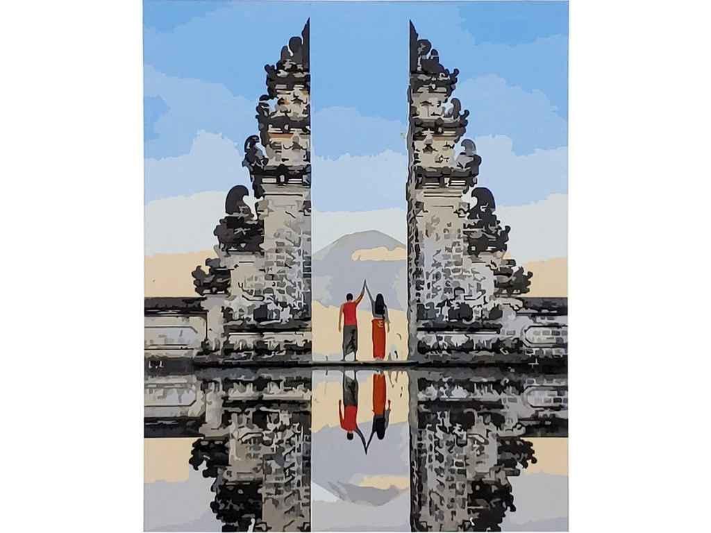 Картина за номерами Strateg Небесні ворота на Балі 40х50 см (SY6664) Картина за номерами Strateg Небесні ворота на Балі 40х50 см (SY6664)