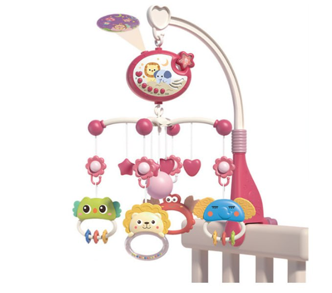 Мобіль-нічник музичний проектор PL-724-90 карусель з підвісними елементами Сонячний Зайчик (2536340281)