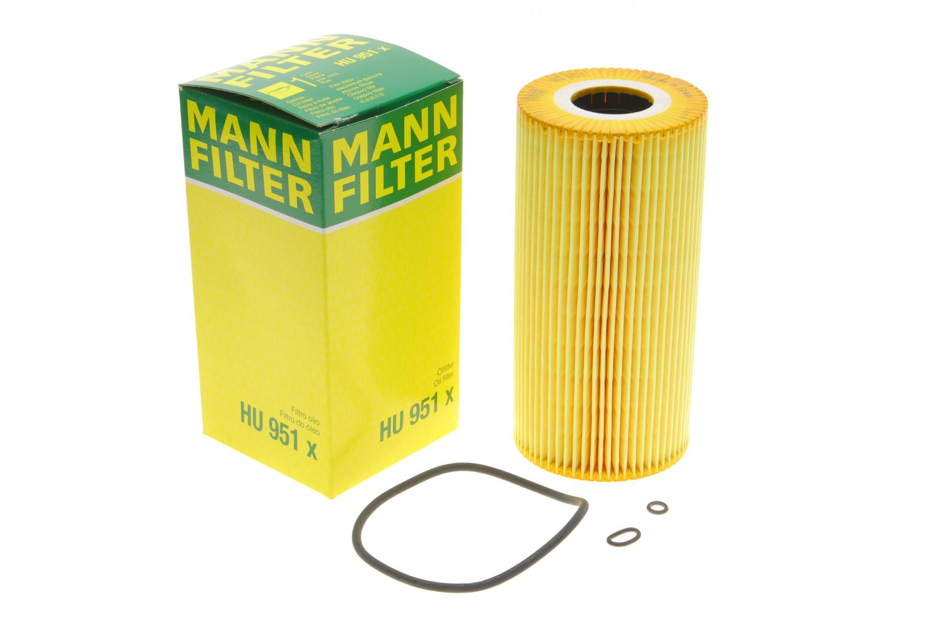 Фильтр масляный Mann-Filter для MB Sprinter 2,3/2,9TDI 96-00 (HU 951 X)