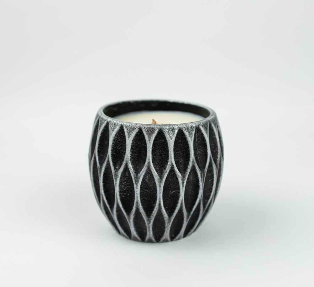 Аромасвеча Гранд Презент NAC 1095 Relax cherry blossom 100% wood wax 240 г Black/Silver (23661)